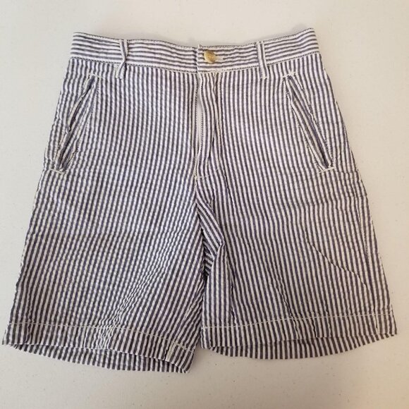 Kitestrings 7 Blue white striped seersucker chino shorts summer Hartstrings‎ - Picture 1 of 5